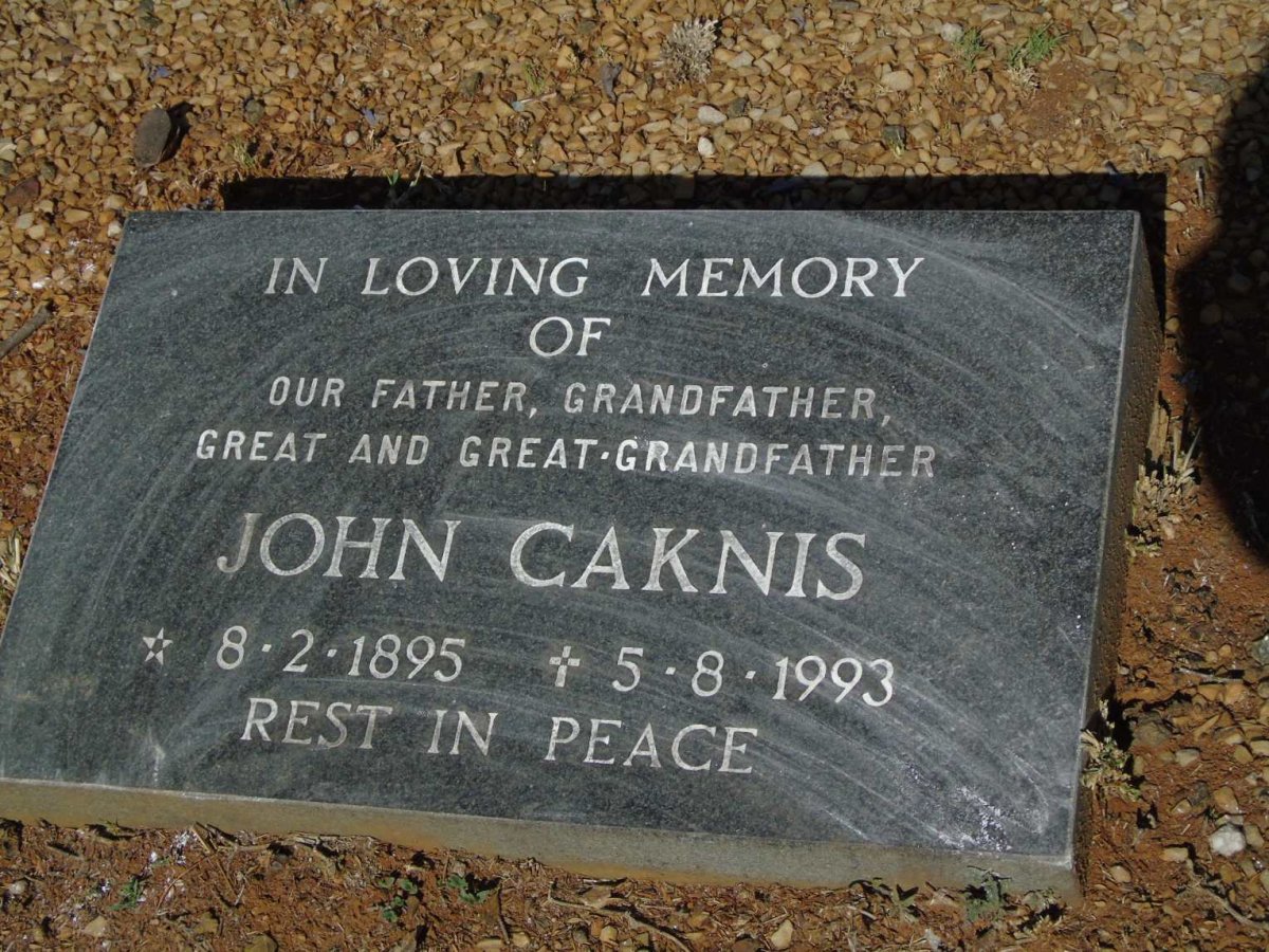 CAKNIS John 1895-1993 & Ella Susanna DU PLESSIS 1894-1959_1