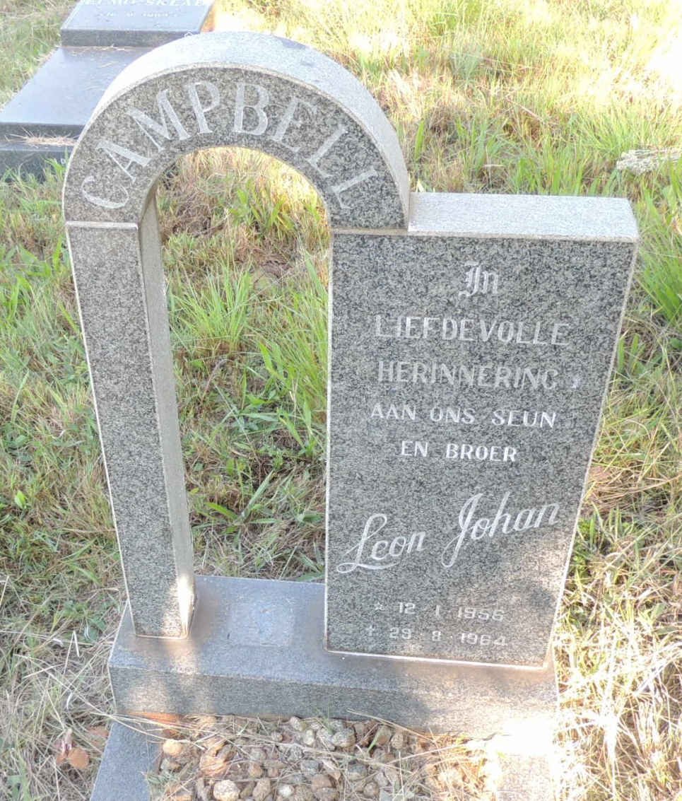 CAMPBELL Leon Johan 1956-1964