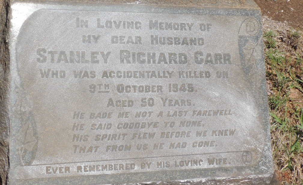CARR Stanley Richard -1945