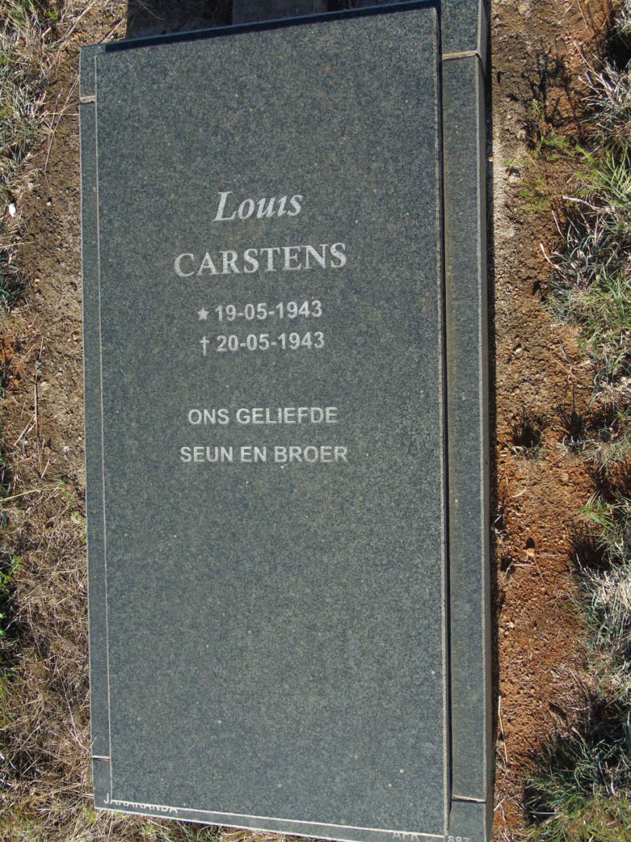 CARSTENS Louis 1943-1943