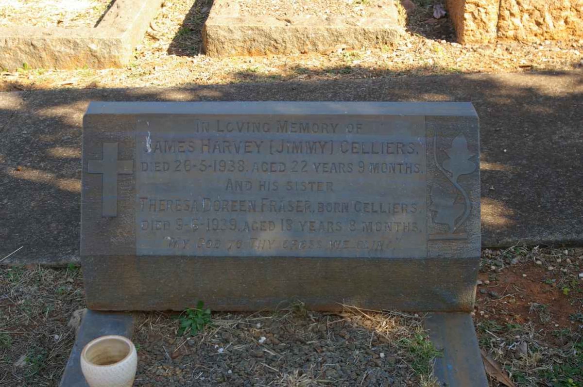 CELLIERS James Harvey -1938 :: FRASER Theresa Doreen nee CELLIERS -1939