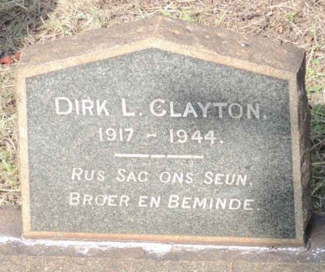 CLAYTON Dirk L. 1917-1944