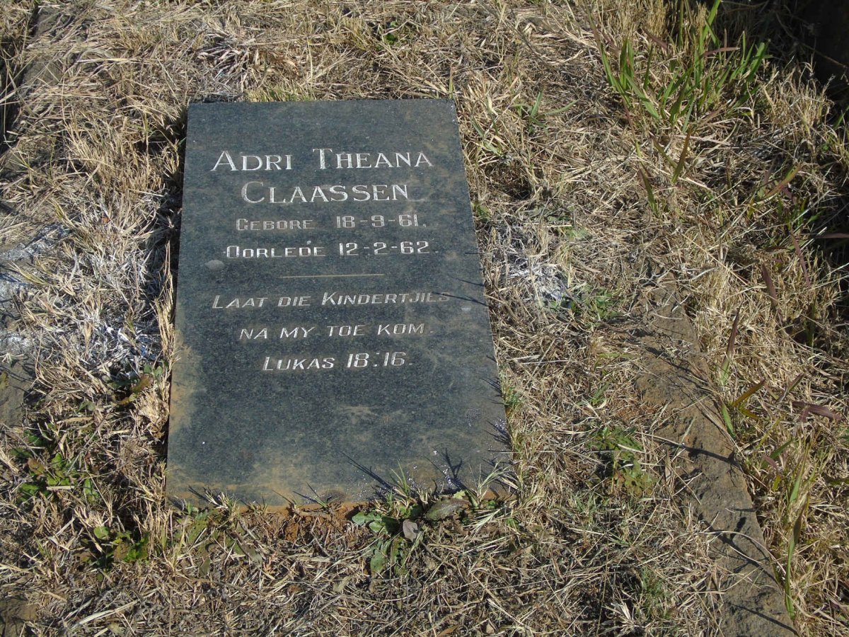 CLAASSEN Adri Theana 1961-1962