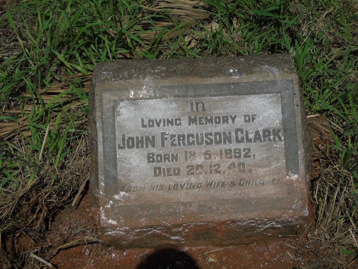 CLARK John Furguson 1892-1940