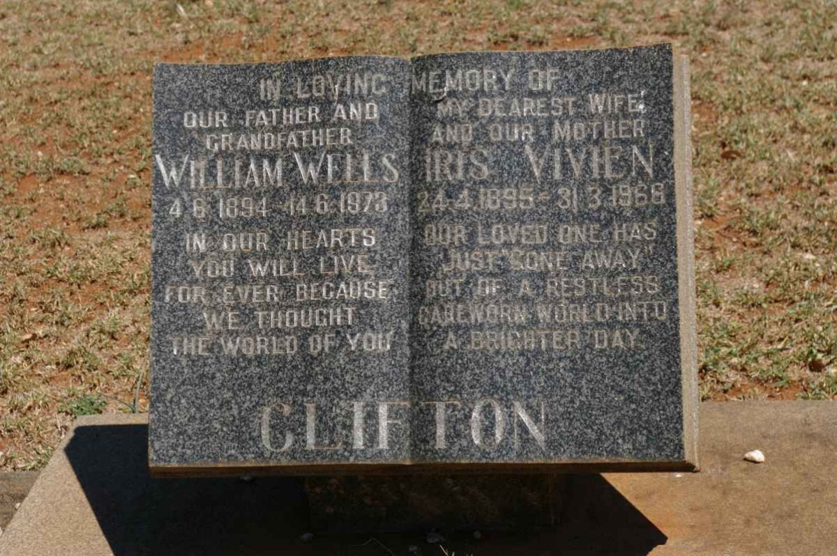 CLIFTON William Wells 1891-1973 & Iris Vivien 1895-1966 :: CLIFTON William 1924-1944 _2