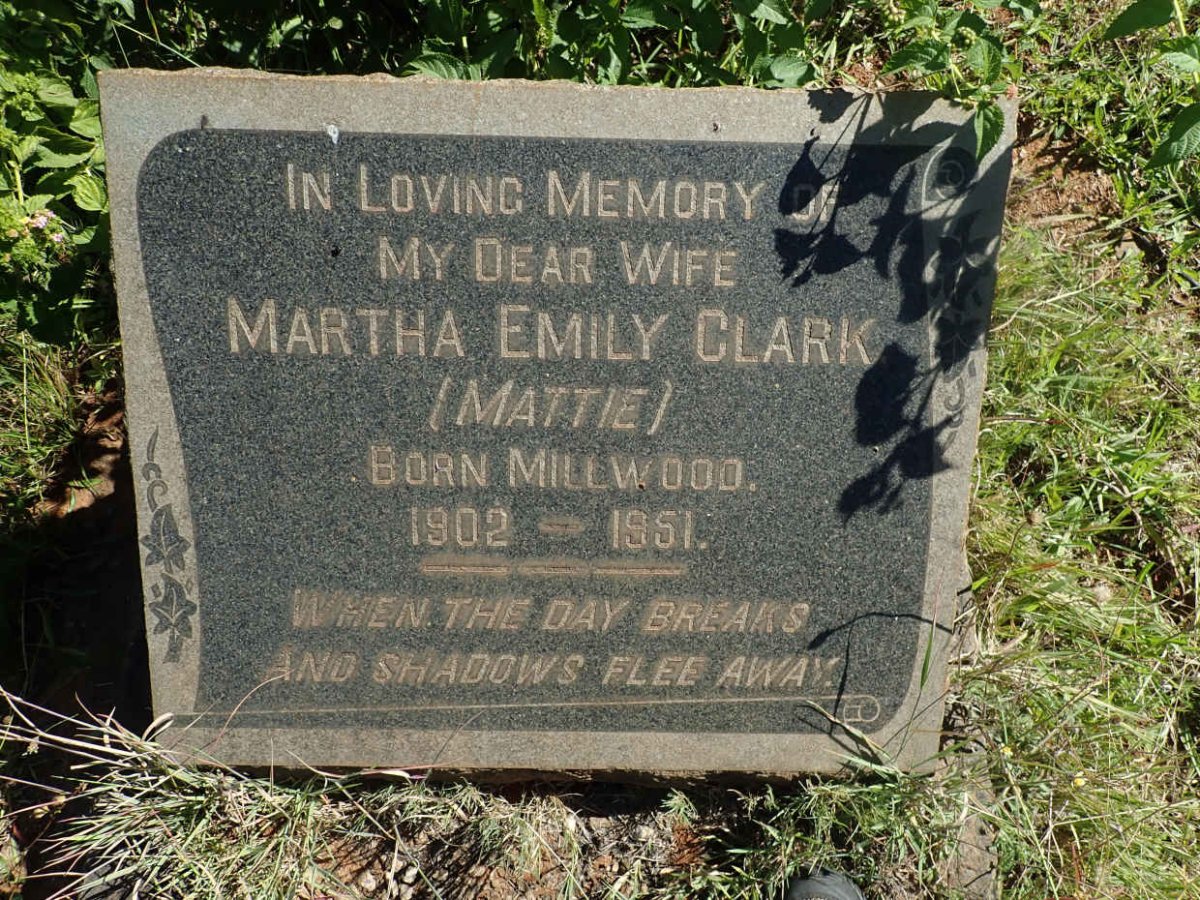 CLARK Martha Emily nee MILKWOOD 1902-1951