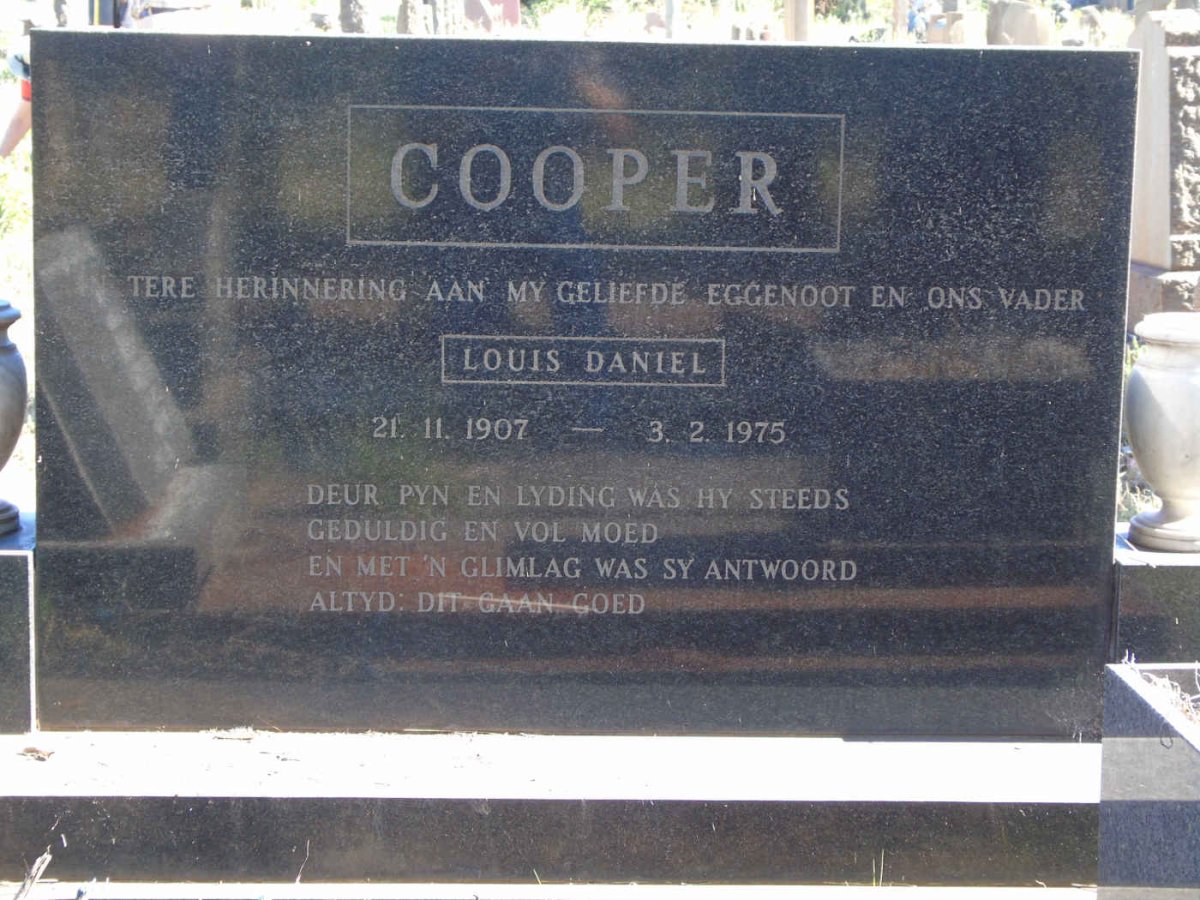 COOPER Louis Daniel 1907-1975
