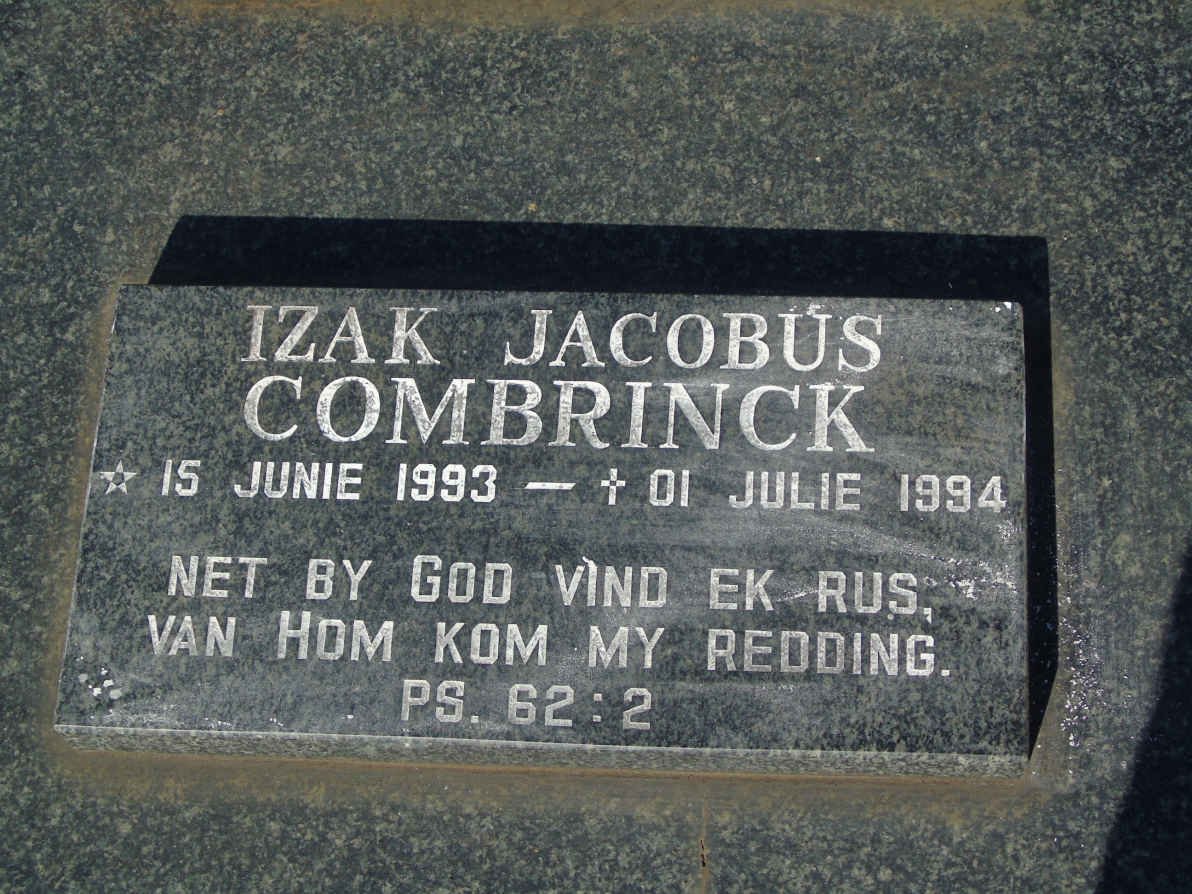 COMBRINCK Izak Jacobus 1993-1994
