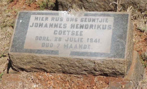 COETSEE Johannes Hendrikus 1941-1941