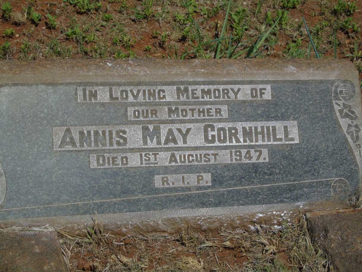 CORNHILL Annis May -1947