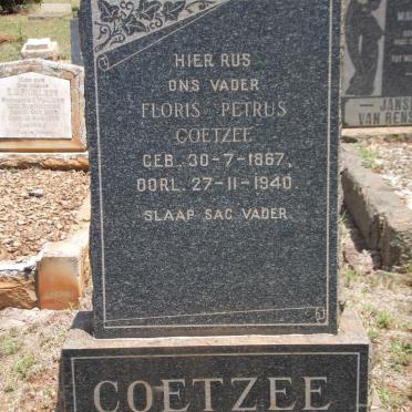 COETZEE Floris Petrus 1867-1940