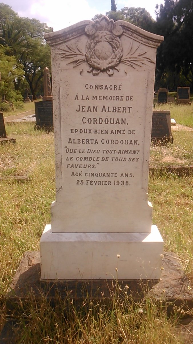 CORDOUAN Jean Albert -1938