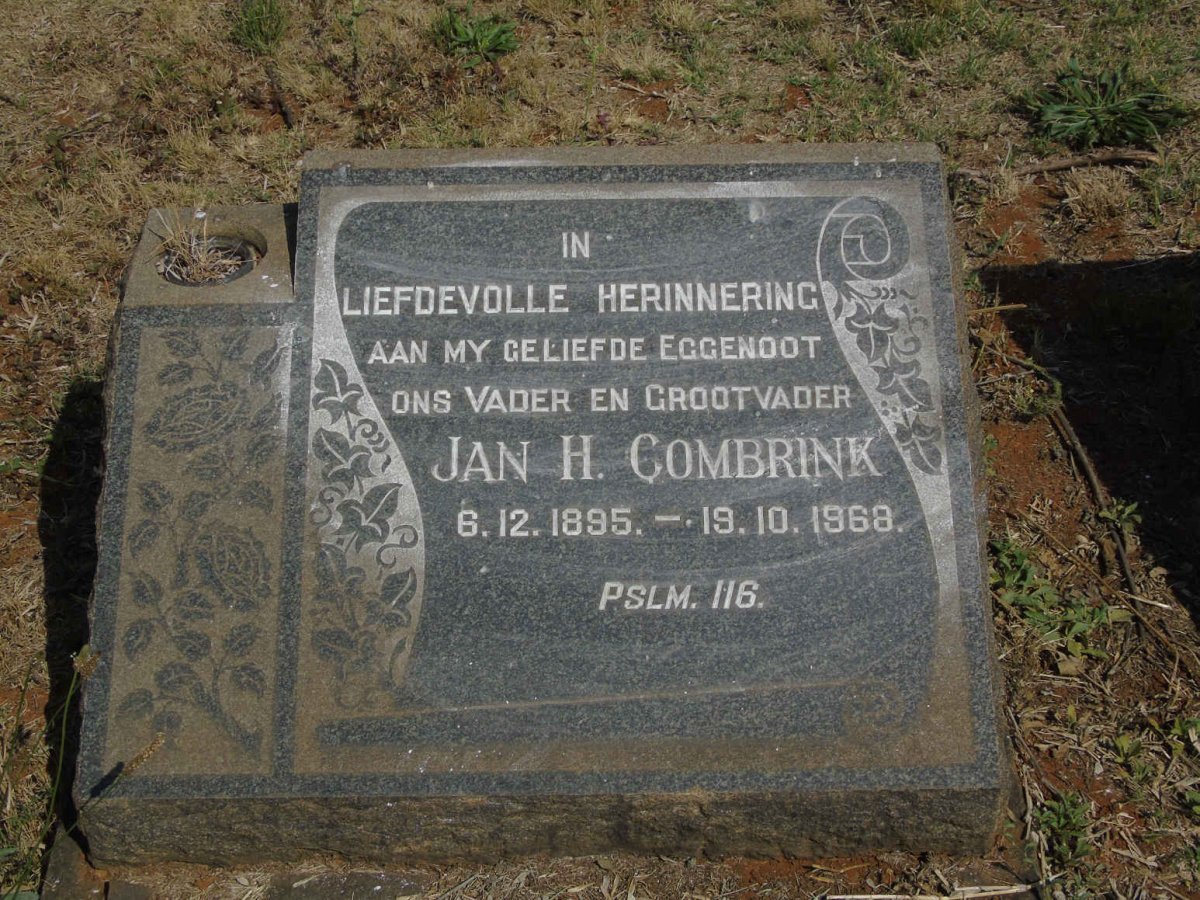 COMBRINK Jan H. 1895-1968