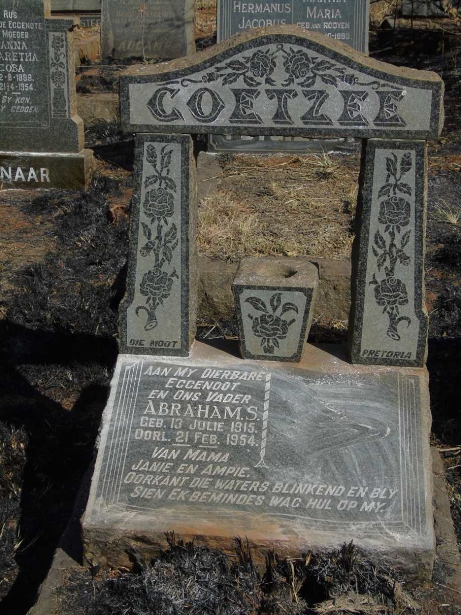 COETZEE Abraham S. 1915-1954