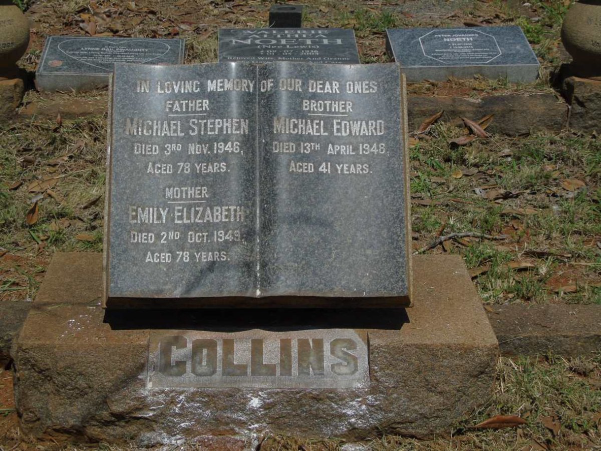 COLLINS Michael Stephen -1946 & Emily Elizabeth -1949 :: COLLINS Michael Edward -1948