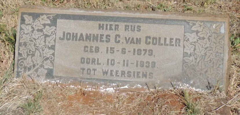 COLLER Johannes C., van 1879-1939