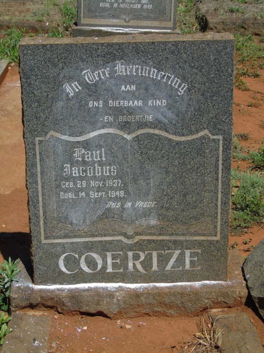 COERTZE Paul Jacobus 1937-1949