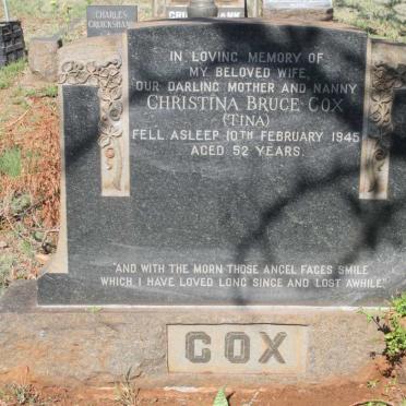 COX Christina Bruce -1945
