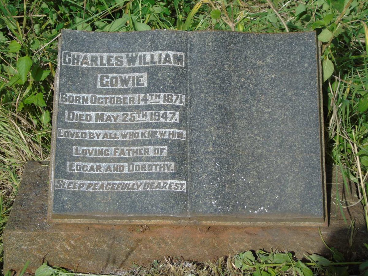 COWIE Charles William 18971-1947