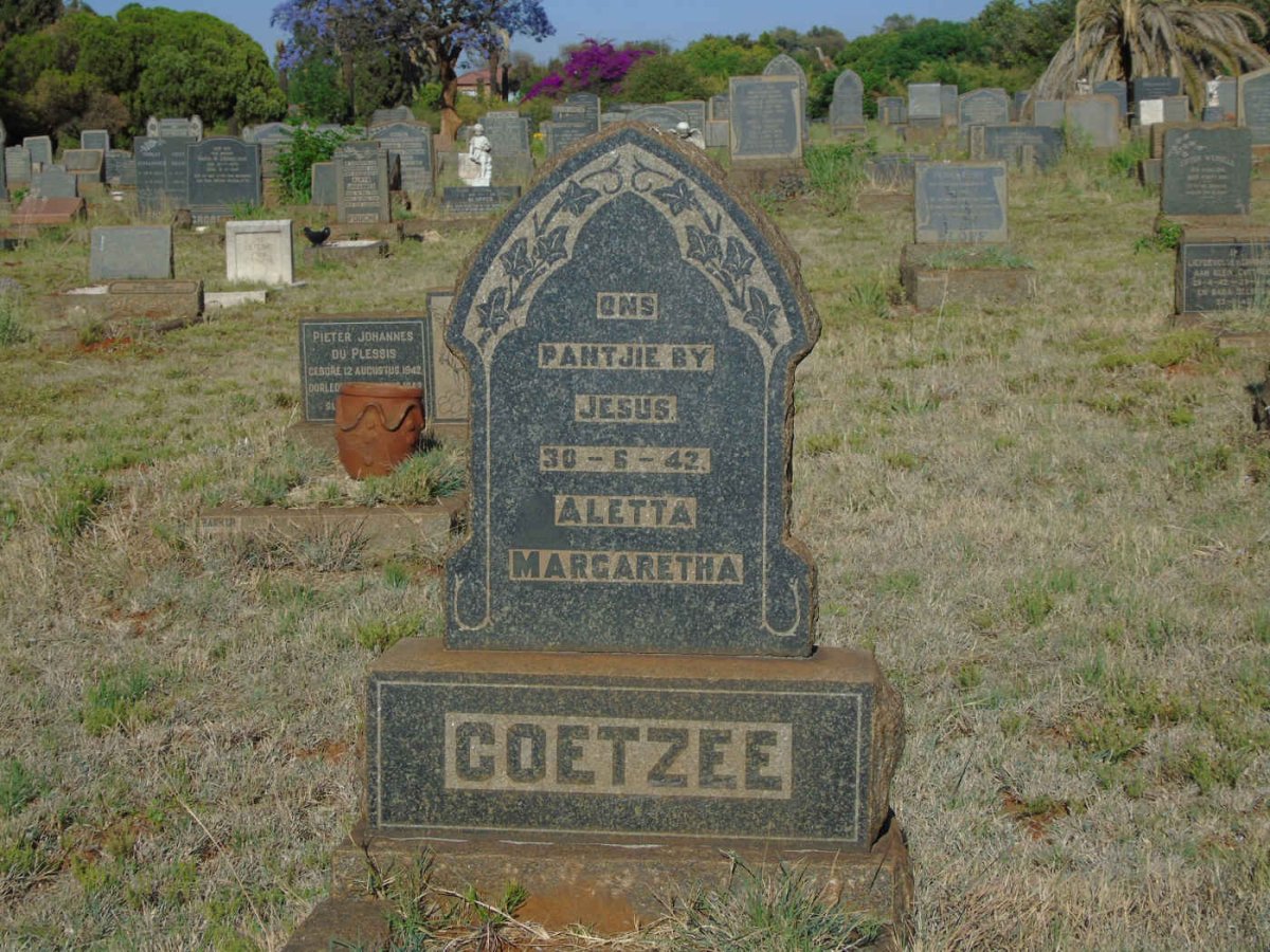 COETZEE Aletta Margaretha -1942