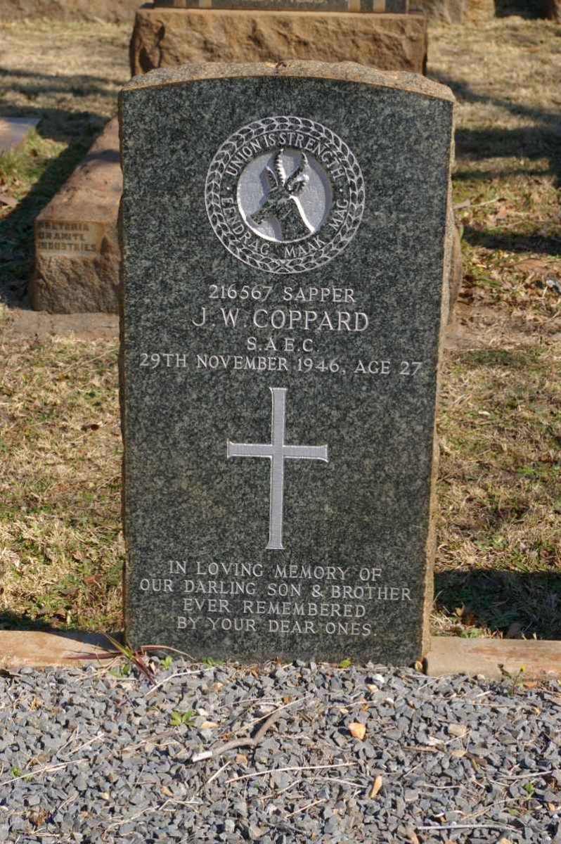 COPPARD J.W. -1946
