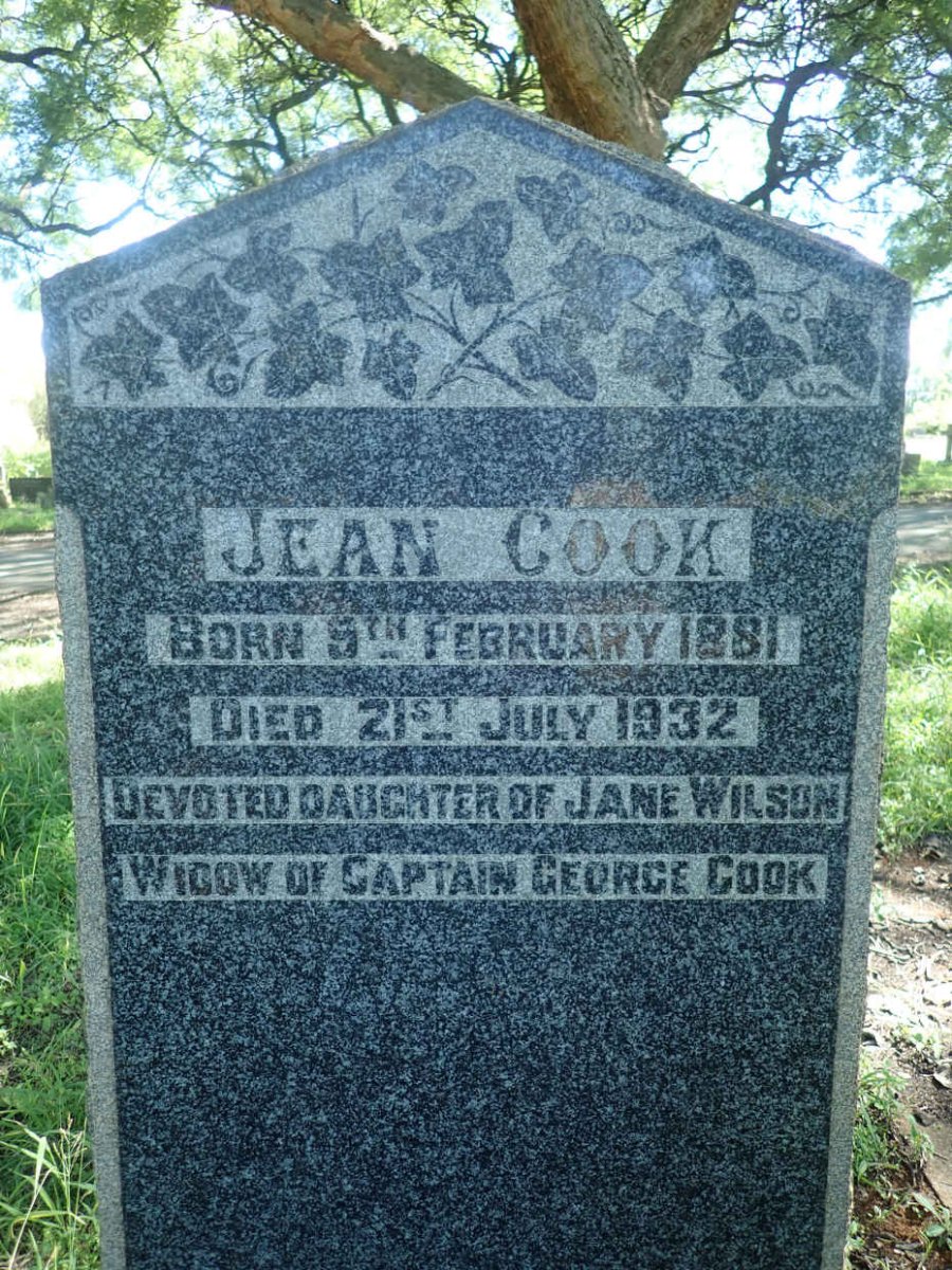 COOK Jean 1881-1932