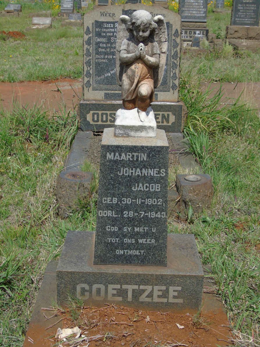 COETZEE Maartin Johannes Jacob 1902-1943