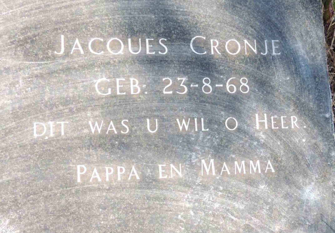 CRONJE Jacques 1968-
