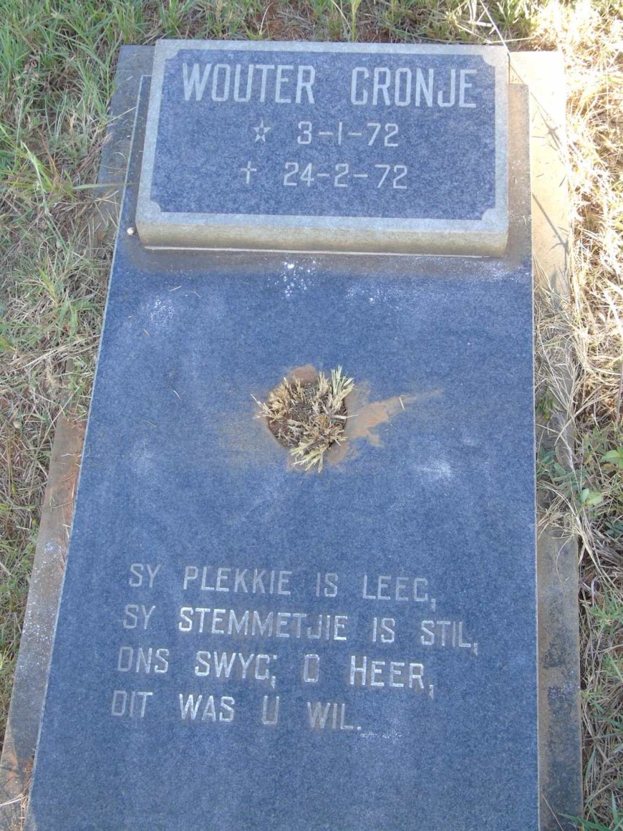CRONJE Wouter 1972-1972