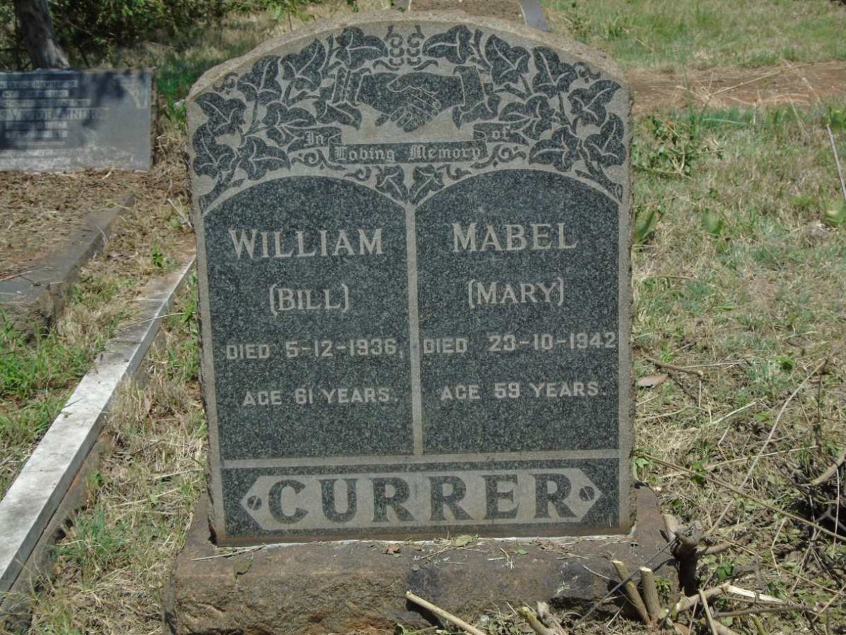 CURRER William -1936 & Mabel -1942