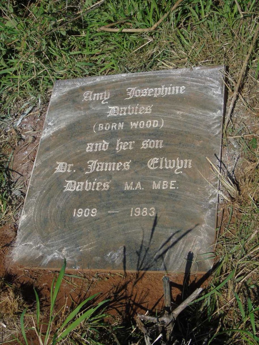 DAVIES Amy Josephine nee WOOD :: DAVIES James Elwyn 1909-1983
