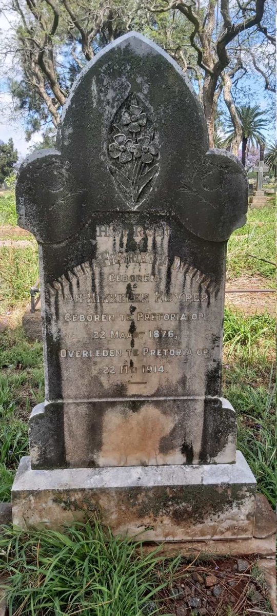 DYKMAN Johanna Henrietta nee VAN NIKKELEN KUYPER 1876-1914