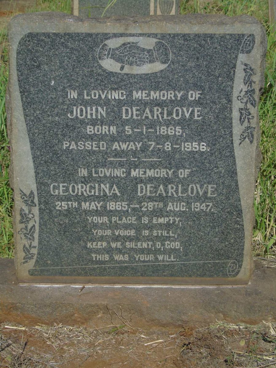 DEARLOVE John 1865-1956 & Georgina 1865-1947