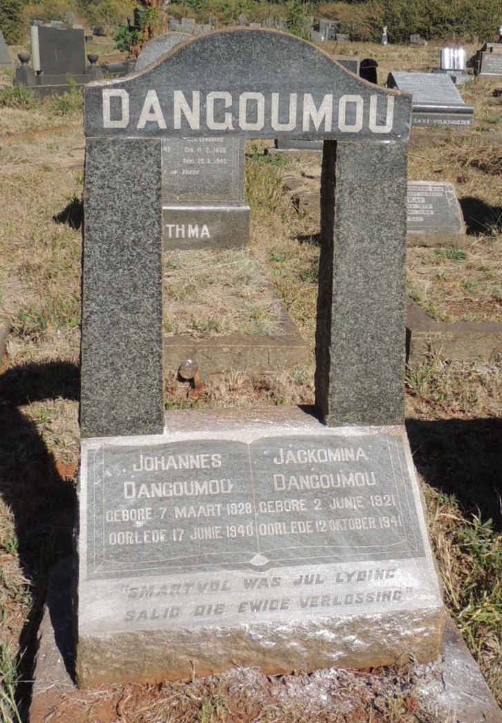 DANGOUMOU Jackomina 1921-1941 :: DANGOUMOU Johannes 1928-1940 