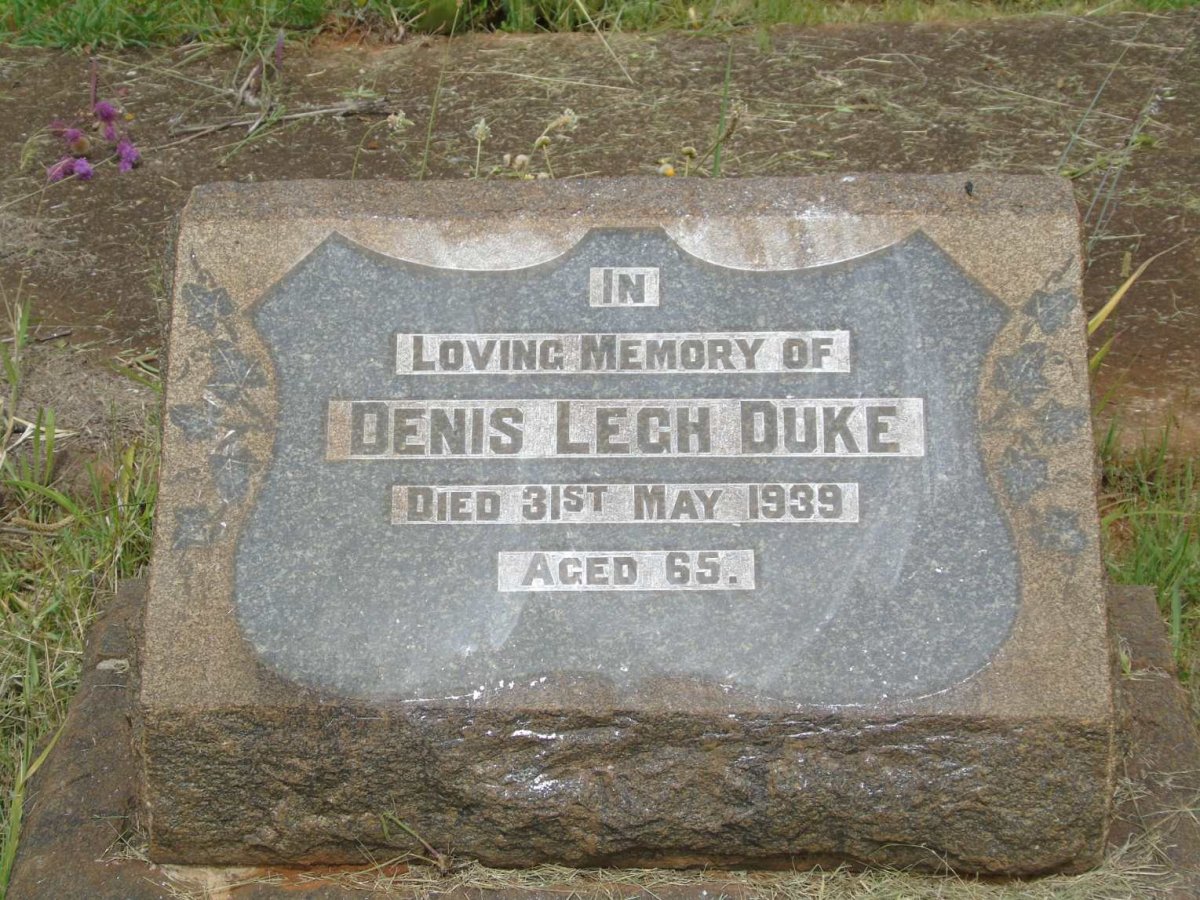 DUKE Denis Legh -1939
