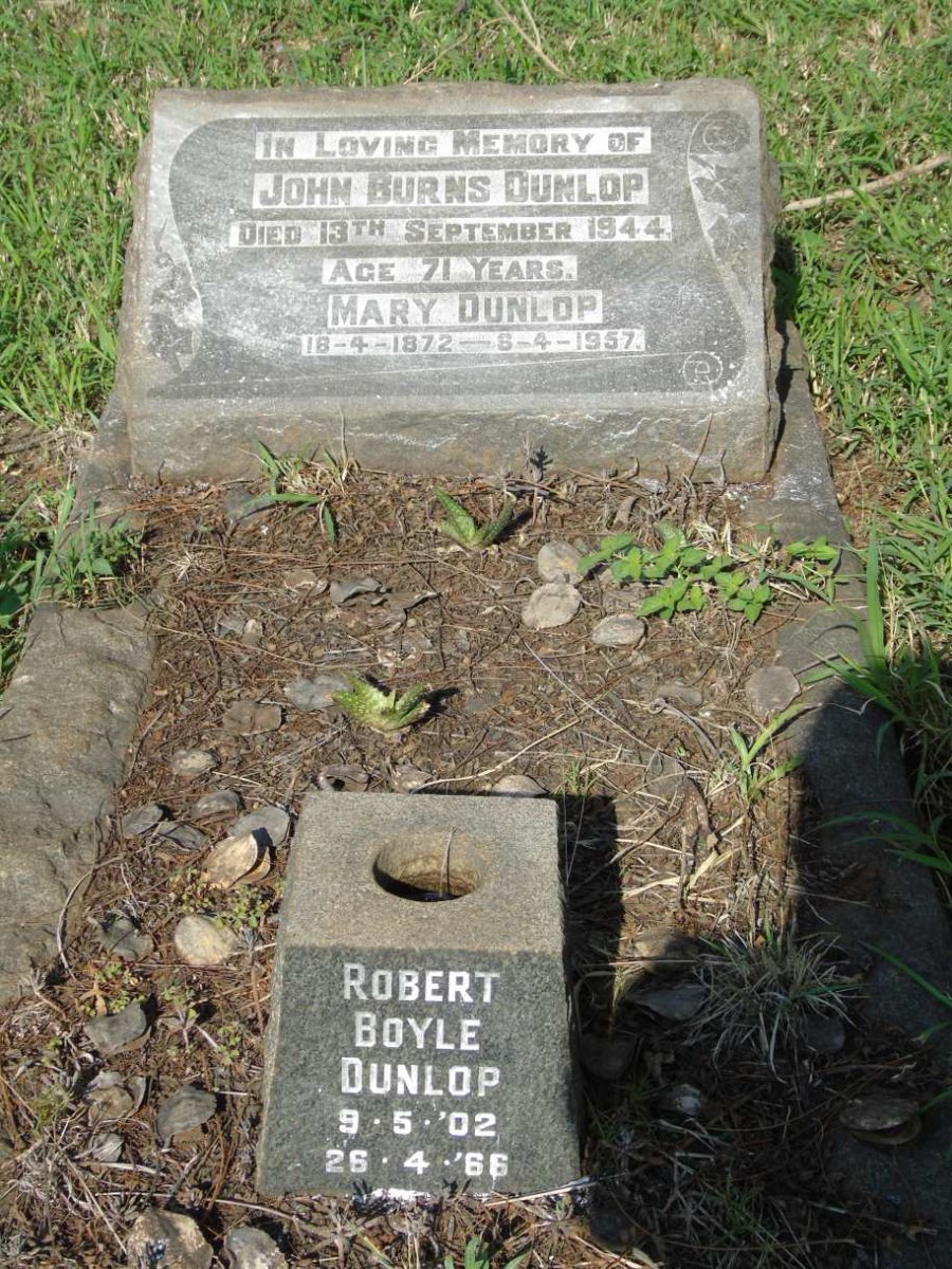 DUNLOP John Burns -1944 & Mary 1872-1957 :: DUNLOP Robert Boyle 1902-1966