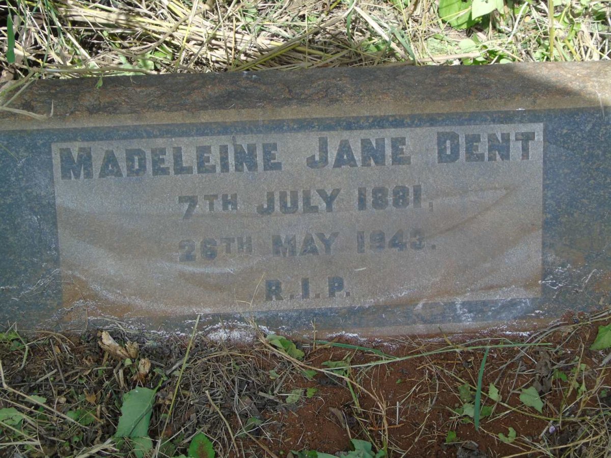 DENT Madeleine Jane 1881-1943