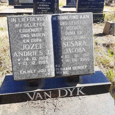 DYK Jozef Andries J., van 1908-1985 &amp; Susara Jacoba 1912-2005