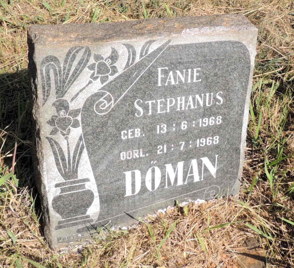 DOMAN Stephanus 1968-1968