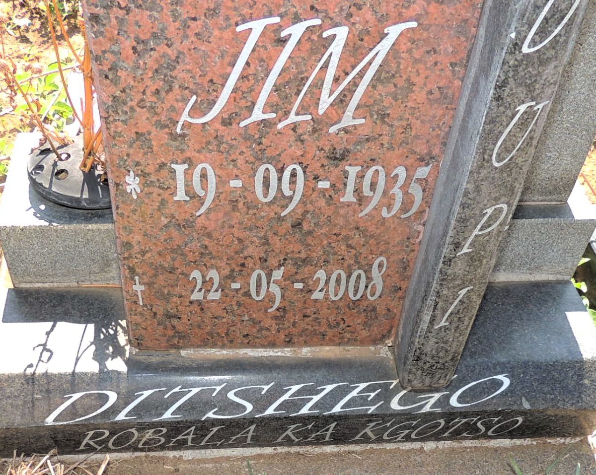 DITSHEGO Jim 1935-2008 