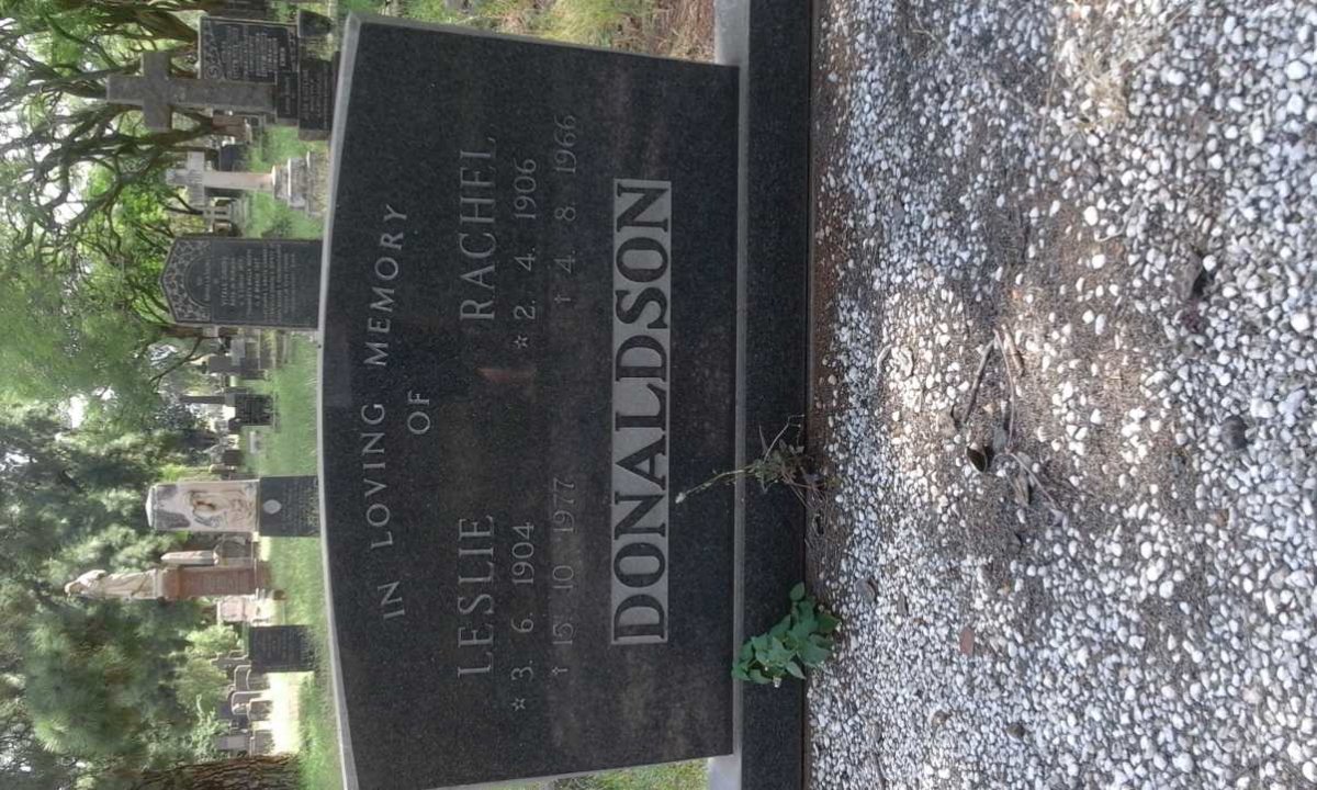 DONALDSON Leslie 1904-1977 &amp; Rachel 1906-1966