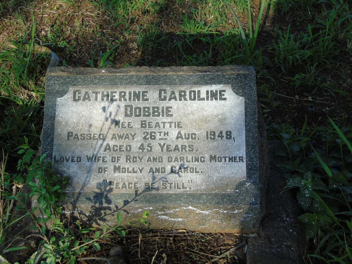 DOBBIE Catherine Caroline nee BEATTIE -1948