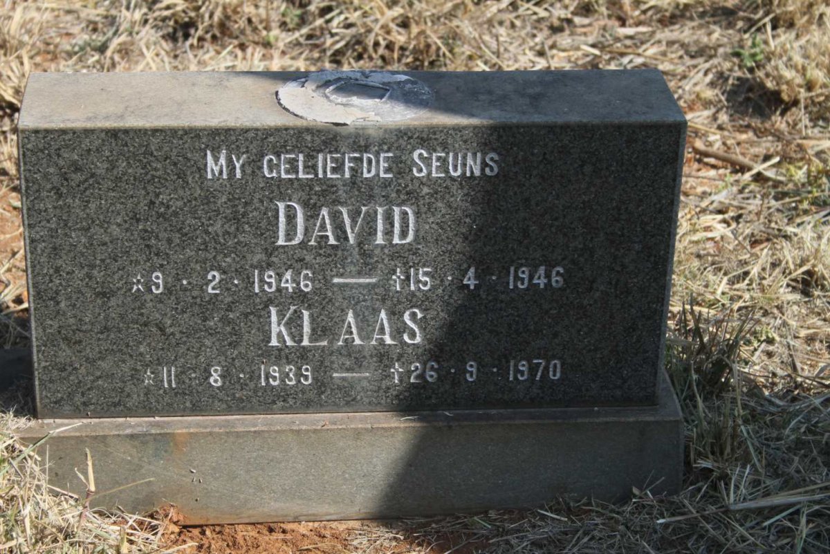 DELPORT Jacob J.C. 1911-1971 & Anna 1916-1996 :: DELPORT Klaas 1939-1970 :: DELPORT David 1946-1946 :: DELPORT Lowrens 1947-1995_4