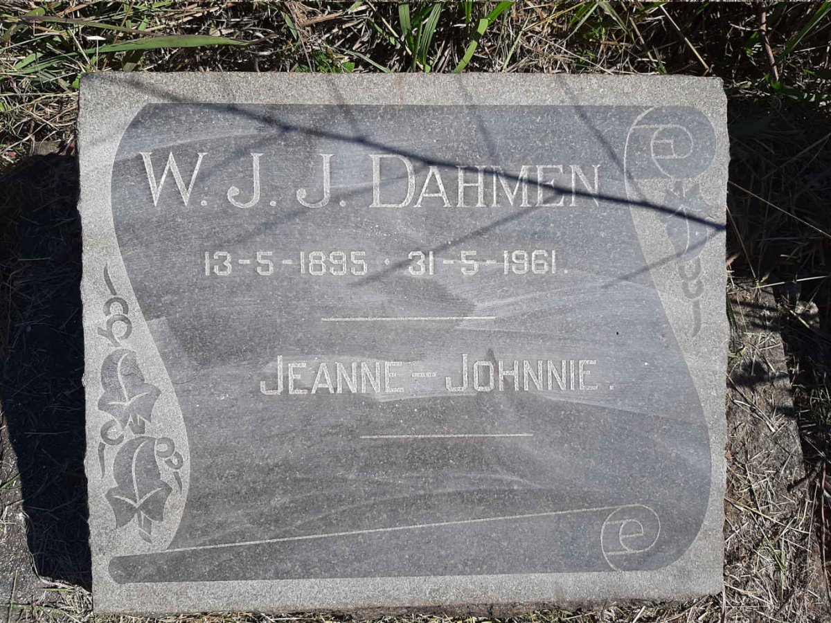 DAHMEN W.J.J. 1895-1961