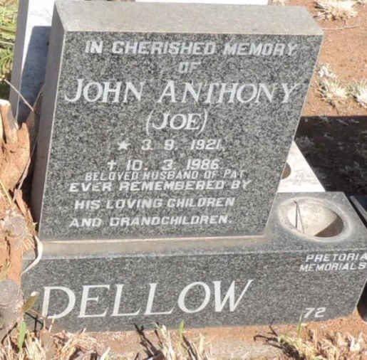 DELLOW John Anthony 1921-1986