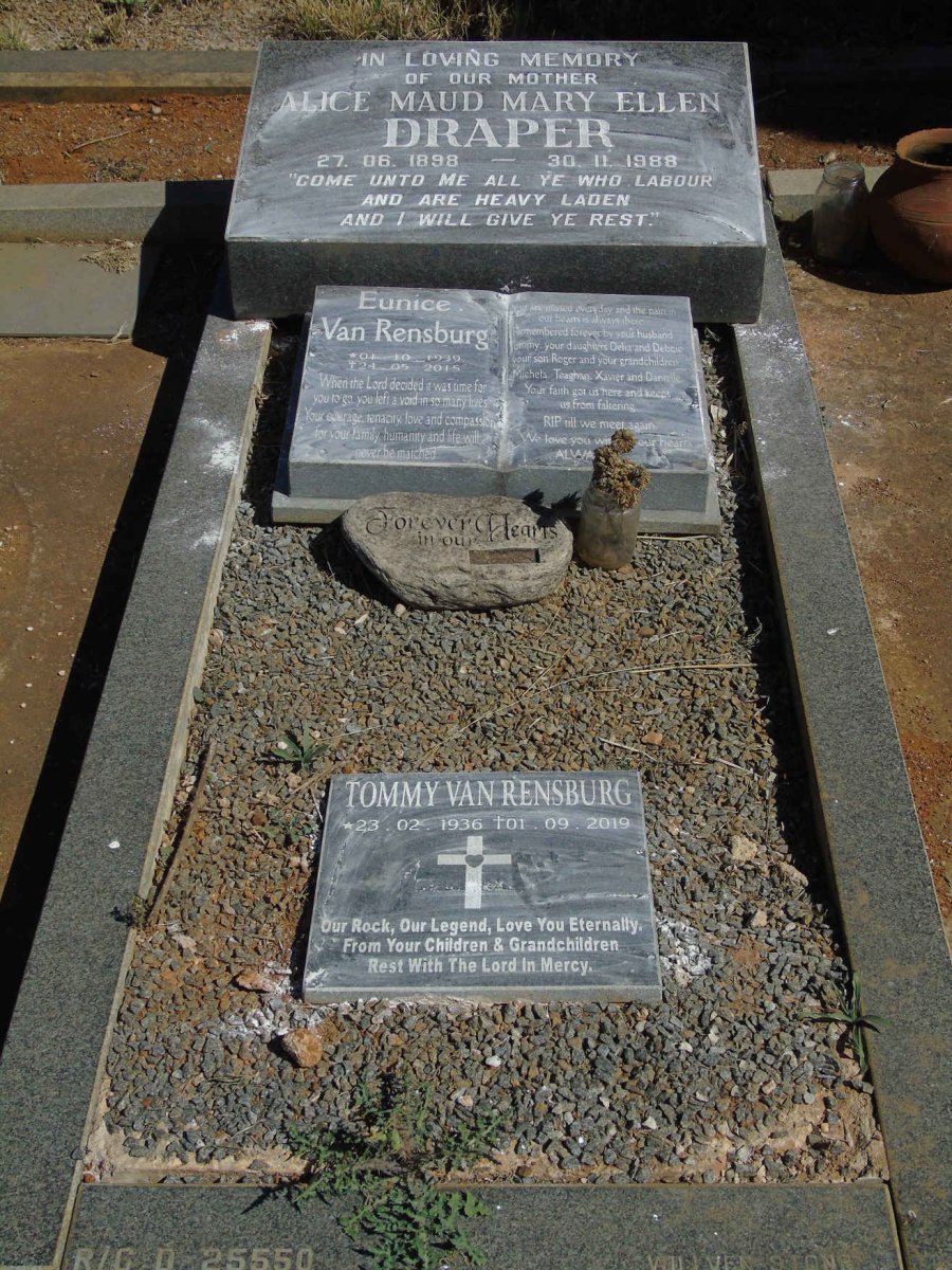 DRAPER Alice Maud Mary Ellen 1898-1988