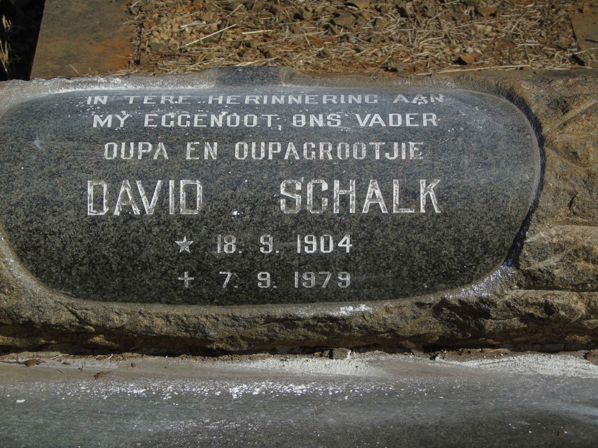 DELPORT David Schalk 1904-1979