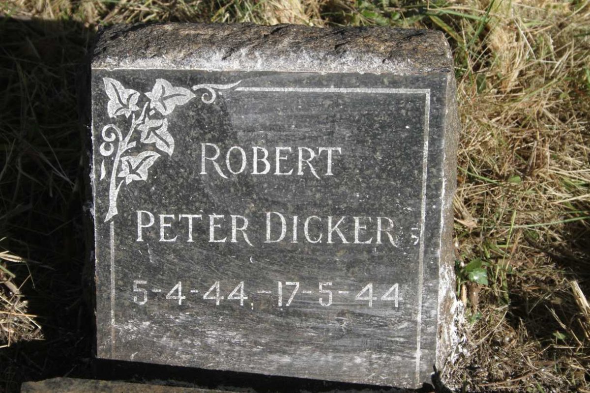 DICKER Robert Peter 1944-1944