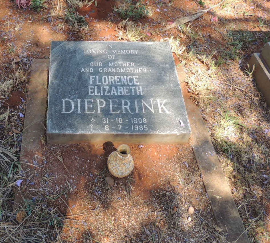 DIEPERINK Florence Elizabeth 1908-1985