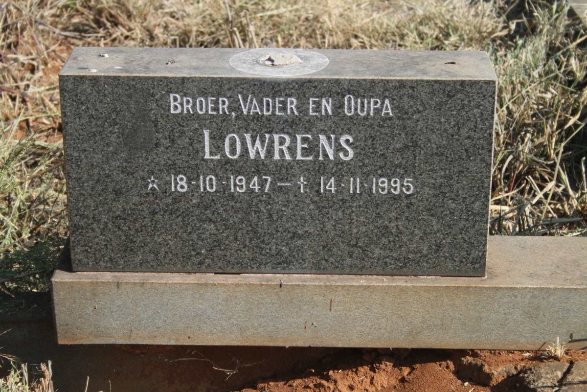 DELPORT Jacob J.C. 1911-1971 & Anna 1916-1996 :: DELPORT Klaas 1939-1970 :: DELPORT David 1946-1946 :: DELPORT Lowrens 1947-1995_3